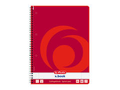 Caiet A4 80 file, cu spirala, patratele - X.Book (College), herlitz