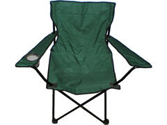 Scaun Pentru Camping Deluxe, Poliester/Otel Inoxidabil, 50X50X80 Cm, Verde/Albastru