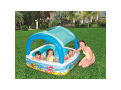 Piscina gonflabila cu acoperis, Bestway, model ocean, 140 x 140 x 114 cm