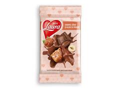 Laura mini tableta caramel sarat alune 54.5 g