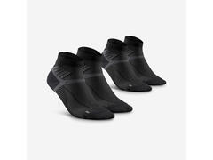 Set 2 perechi șosete mid Hike 500 Negru Adulți - 43/46