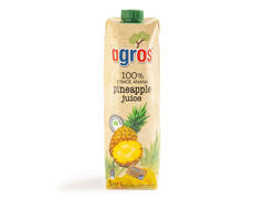 Agros suc natural ananas 100% 1L