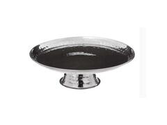 Suport pentru tort Carrefour, 28 cm, Argintiu