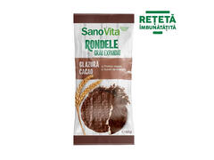 Rondele de grau cu glazura de cacao Sano Vita, 66 g