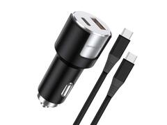 Incarcator auto + cablu USB-C 20W Lemontti