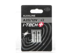 Set 2 baterii alcaline Carrefour I-Tech A23, 12 V