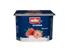 Crema Iaurt cu piure de capsuni 125g Muller