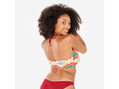 Bustieră de baie tip bandă surf Lori sangria Damă - EU:75C  FR:90C