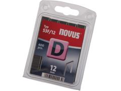 Capse Novus D53F, pentru capsatoare manuale si electrice, zinc, 11,3 x 12 mm, 600 buc