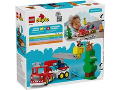 LEGO® DUPLO - Camion de pompieri cu furtun si pompier (10473)