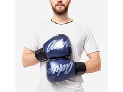 Mănuși de kick-boxing și muay-thai Albastru Adulți - 14 OZ