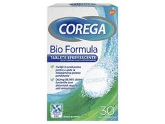 Corega Bio Formula Tablete efervescente pentru curatarea protezei dentare 30 buc