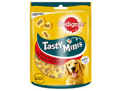 Pedigree Tasty Minis recompense pentru caini adulti, cu vita 155 g