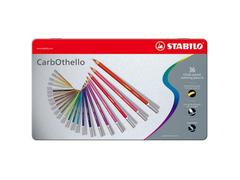 Creioane colorate, Stabilo CarbOthello, 36buc/set