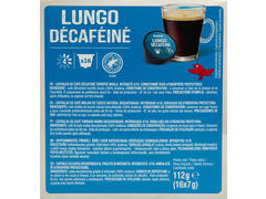 Capsule cafea decafeinizata Auchan Lungo, compatibile Dolce Gusto, 16 capsule