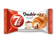 Croissant cu umplutura de vanilie si cacao Double  7Days 80g