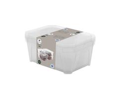 Set 4 cutii depozitare Carrefour Home, 11 L, Transparent