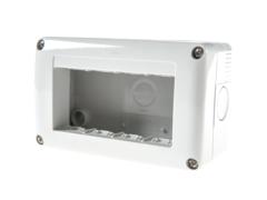 Carcasa montaj aparent Gewiss GW27004, 4 module, IP40, 132 x 82 x 45 mm