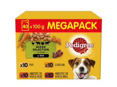 Pedigree pliculete pentru caini adulti 40 x 100 g