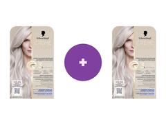 Vopsea de Par Schwarzkopf Creme Supreme 10-55 Blond Argintiu Rece, Al 2-lea produs-60%