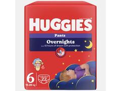 Scutec Chilot Huggies Overnight Nr6,15-25Kg,22Buc