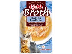 Hrana Umeda Pentru Pisici Inaba Ciao Broth Pui & Ton, 40G