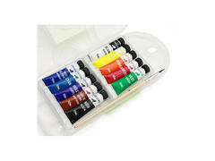 Acuarele guase Auchan, pensula inclusa