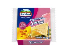 Branza topita felii cu sunca Hochland 280g