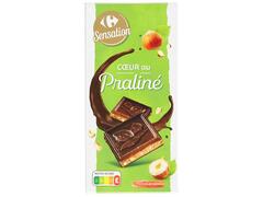 Ciocolata Neagra Cu Crema Praline Carrefour Sensation 150 G