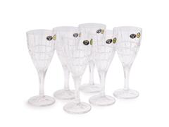 Set 6 pahare vin Cristal London, 250 ml