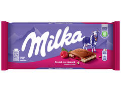 Milka ciocolata cu crema de zmeura 100 g