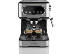 Espressor manual Gorenje ESCM15DBK, 15 bar, 1.5 litri, 1100 W, Negru / Argintiu