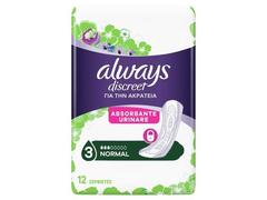 Absorbante pentru incontinenta urinara Discreet Normal 12buc Always