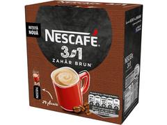 Nescafe 3 in 1 Zahar Brun mix de cafea instant 24 plicuri x 16.5 g