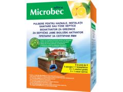 Pulbere pentru haznale, instalatii sanitare sau fose septice Bros Microbec Ultra, 6 x 25 g