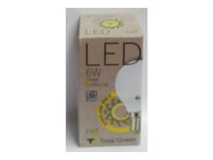 Bec LED EVO sferic G45 Total Green, 6W, soclu E14, 3000 K