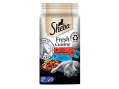 Sheba Taste of Paris hrana umeda pentru pisici adulte, cu vita si cu peste cu carnea alba  6x 50g