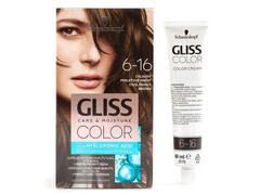 Vopsea de par Schwarzkopf Gliss Color  6-16 Saten Perlat Rece, 142 ML