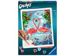 Set pictura pe numere Ravensburger CreArt, Flamongo, 12+