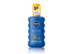 Spray hidratant pentru protectie solara Protect & Moisture SPF 30, 200 ml Nivea