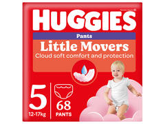 Scutece Chilotel Huggies Little Movers Box (nr 5) Fetite, 12-17 kg, 68 buc