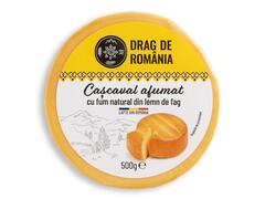 Cascaval afumat Drag de Romania 500g