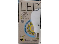 Bec LED A60 10W E27 5000K Total Green