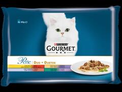 Gourmet Perle Cu Pui&Vita/Curcan&Miel/Vitel&Rata/Iepure&Vanat In Sos, Hrana Umeda Pentru Pisici, 4X85G