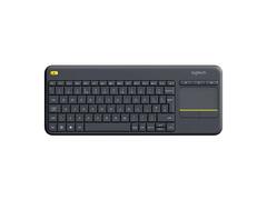 Tastatura wireless Logitech K400 Plus Dark Touchpad USB Negru