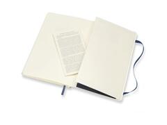 Carnet - Moleskine Classic - Large, Plain, Soft Cover - Sapphire Blue