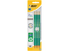 # Creion Grafit Cu Radiera Bic Eco Evolution,  4 Bucati