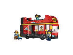 LEGO City - Autobuz turistic rosu cu etaj 60407, 384 piese