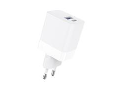 INCARCATOR RETEA CELLARA 45W DUAL USB A 2.4A + USB C PD 45W - ALB