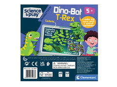 Kit de constructie, Clementoni, Science and Play, Robotul Dino T-Rex